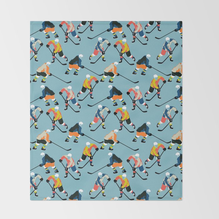 hockey Throw Blanket Gallery Image 2