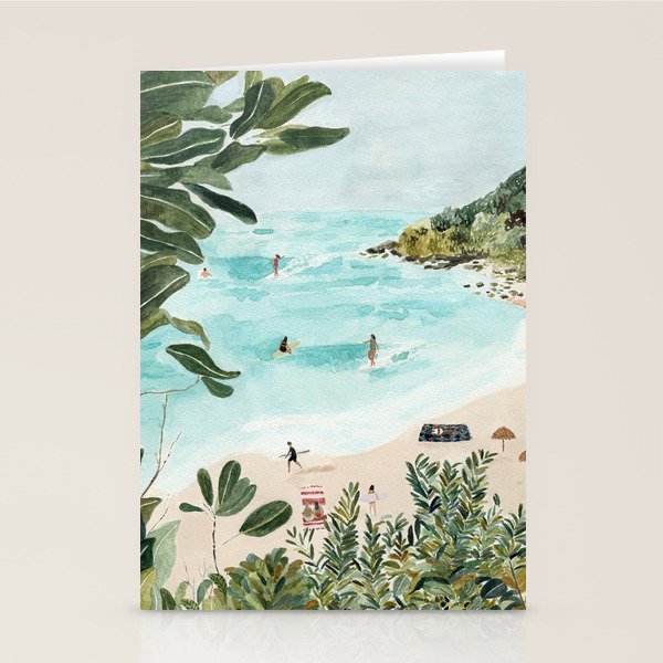 Sunny Beach Stationery Card Gallery Image 2