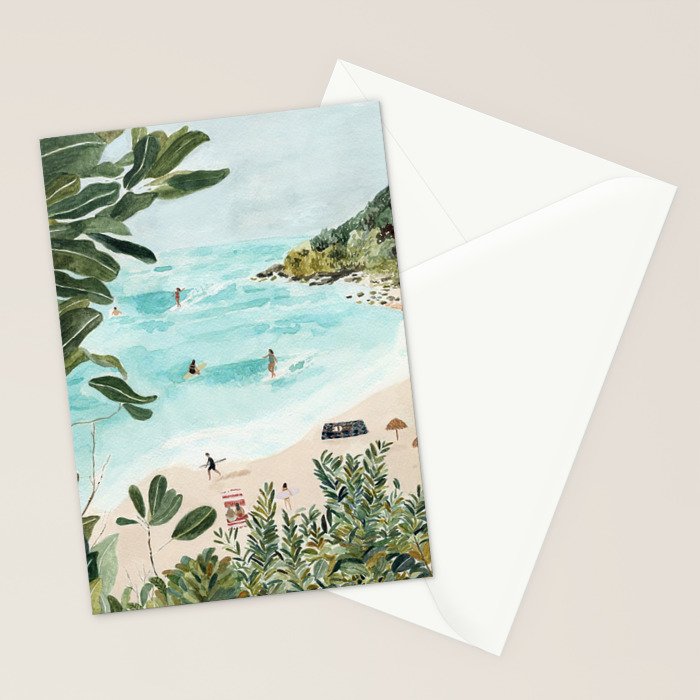 Sunny Beach Stationery Card Gallery Image 2