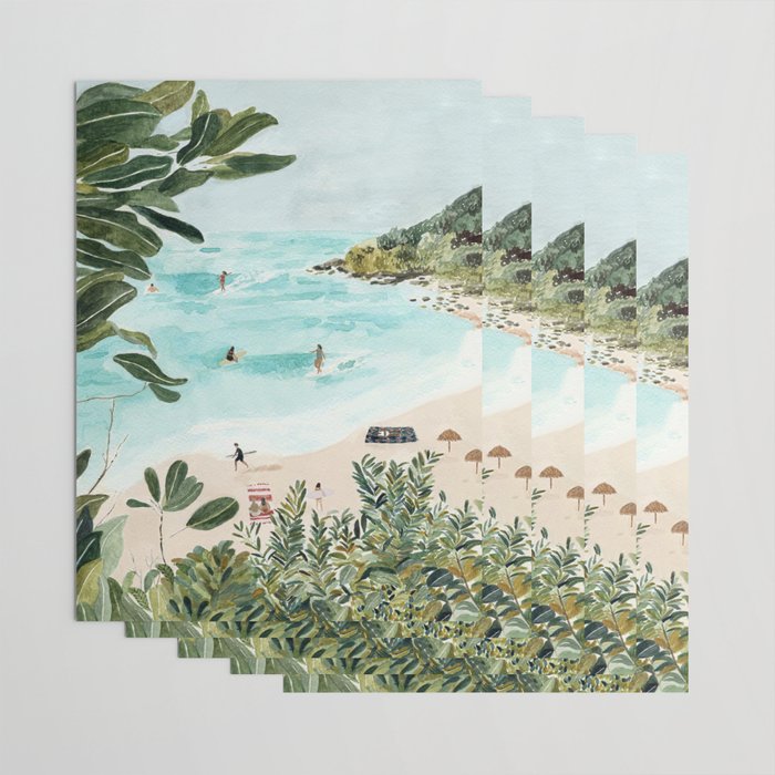 Sunny Beach Wrapping Paper Gallery Image 3