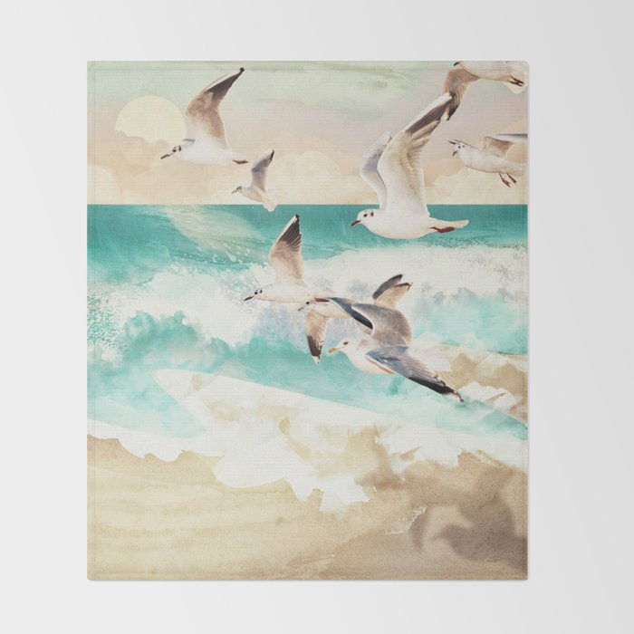 Summer Flight Throw Blanket Gallery Image 2