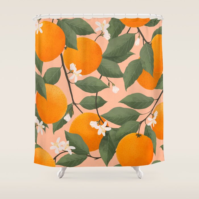 fresh citrus Shower Curtain Gallery Image 1