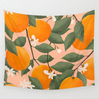 fresh citrus Wall Tapestry Gallery Image 4