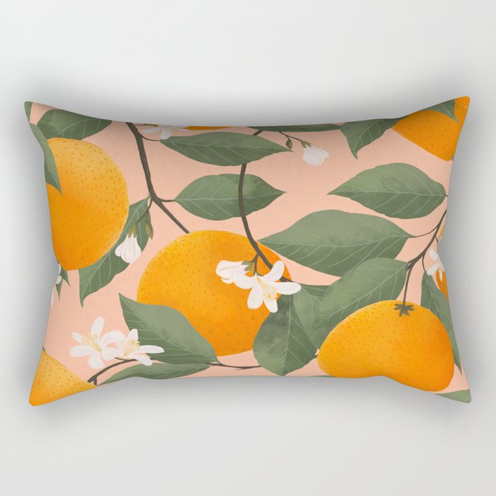 fresh citrus Rectangular Pillow Gallery Image 1
