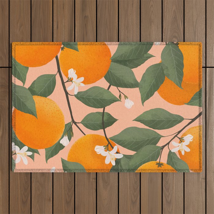 fresh citrus Outdoor Rug Gallery Image 1