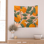 fresh citrus Wall Tapestry Gallery Image 2