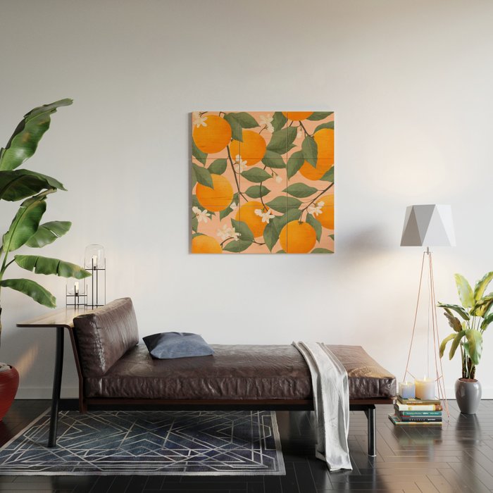 fresh citrus Wood Wall Art Gallery Image 2