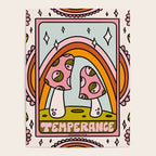 14. Temperance Tarot Mushroom Poster Gallery Image 4