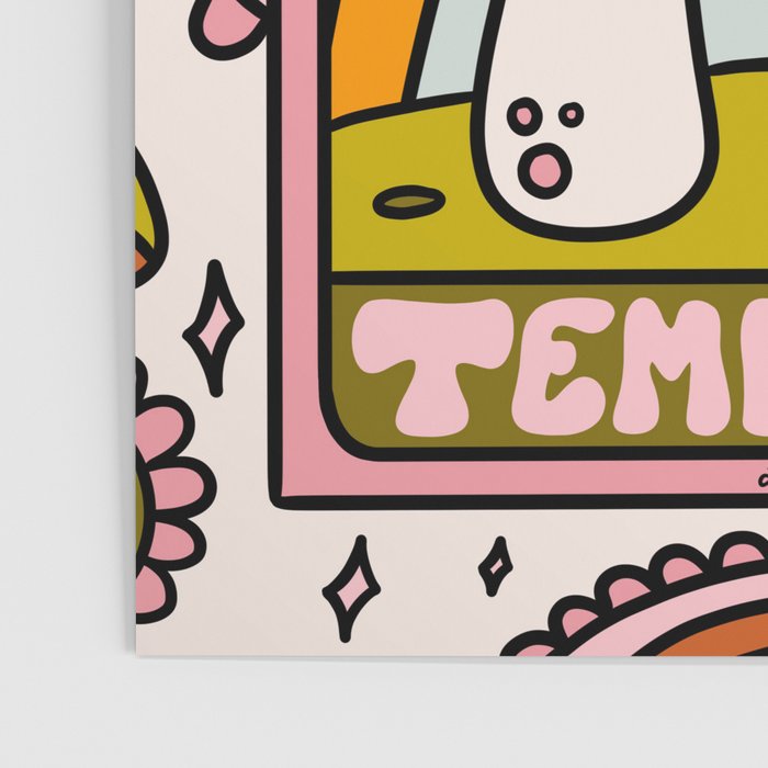 14. Temperance Tarot Mushroom Poster Gallery Image 3