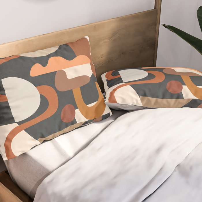 Modern Abstract Art 45 Pillow Sham Gallery Image 2