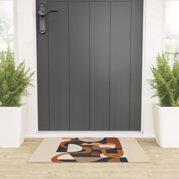Modern Abstract Art 45 Welcome Mat Gallery Image 3
