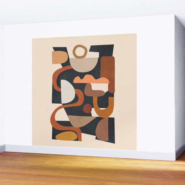 Modern Abstract Art 45 Wall Mural Gallery Image 2