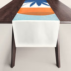 Abstract Tropical Sunset / Mid Century Series Table Runner Gallery Image 1