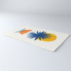 Abstract Tropical Sunset / Mid Century Series Rug Gallery Image 3
