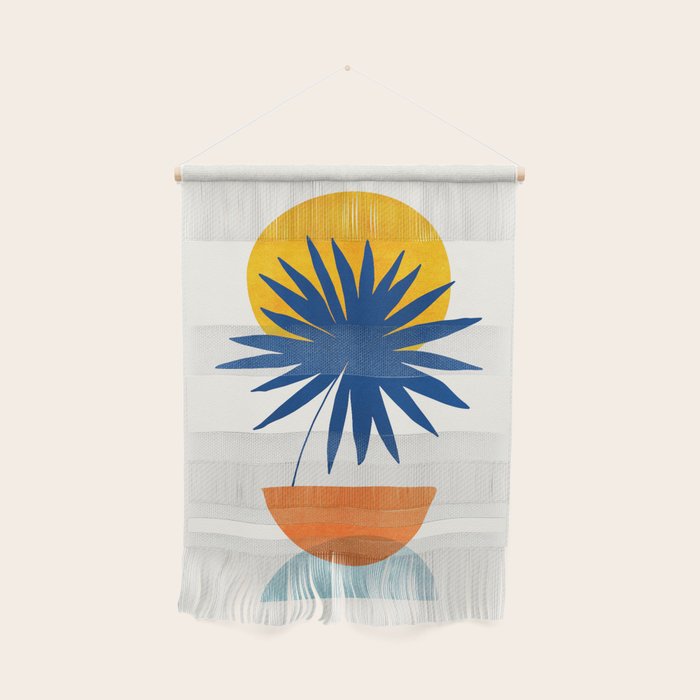 Abstract Tropical Sunset / Mid Century Series Wall Hanging Gallery Image 1