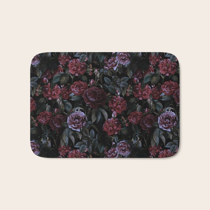 Roses Moon Garden Bath Mat Gallery Image 1