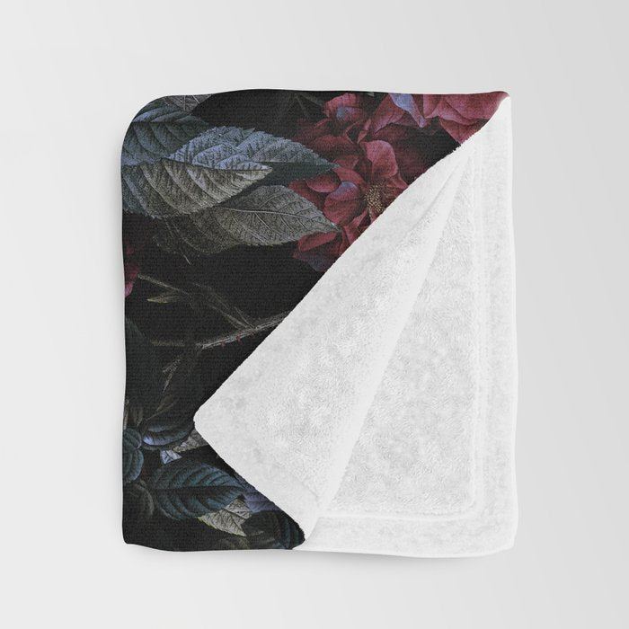 Roses Moon Garden Throw Blanket Gallery Image 3