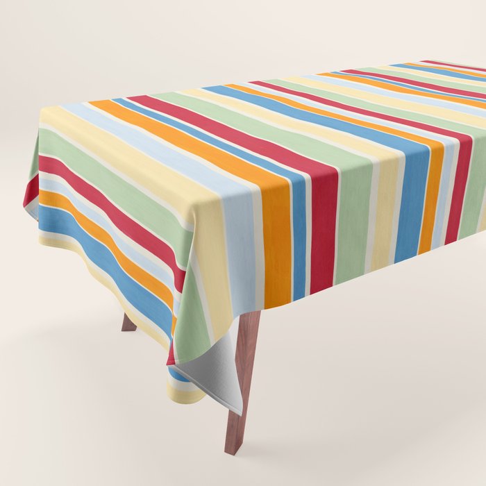Modern Craft Spring - Roman Stripes Tablecloth Gallery Image 1