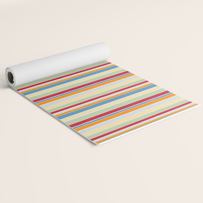 Modern Craft Spring - Roman Stripes Yoga Mat Gallery Image 2