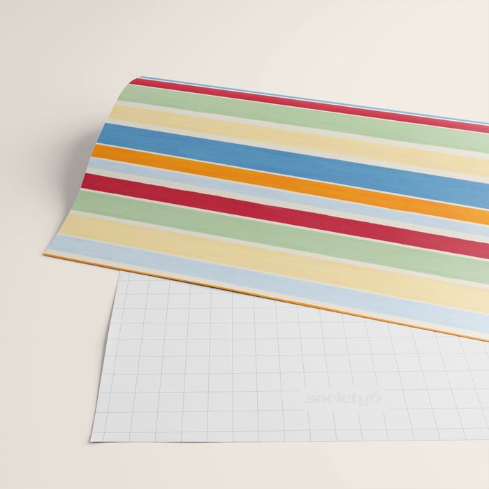 Modern Craft Spring - Roman Stripes Wrapping Paper Gallery Image 2