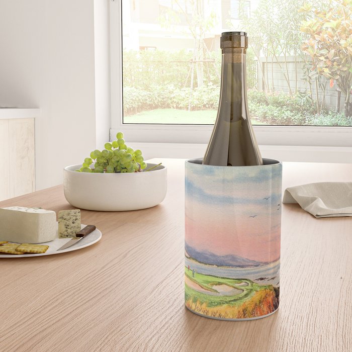 Pebble Beach Golf Course Hole 7 Wine Chiller Gallery Image 4