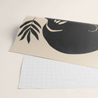 Tropical Girl /Abstract Minimal Wrapping Paper Gallery Image 2