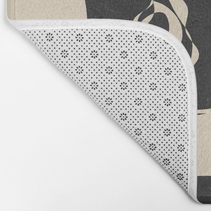Tropical Girl /Abstract Minimal Bath Mat Gallery Image 2