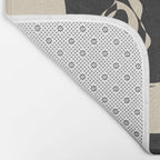 Tropical Girl /Abstract Minimal Bath Mat Gallery Image 2