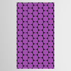 Halloween Mod Dots Pattern in Purple and Black Tablecloth Gallery Image 2