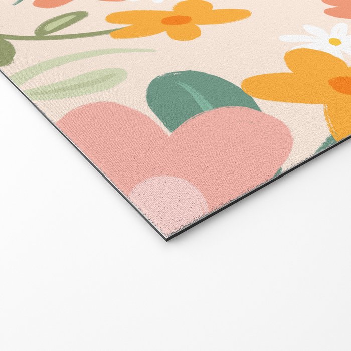 Bold Flowers Welcome Mat Gallery Image 2