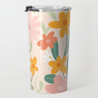 Bold Flowers Travel Mug Gallery Image 3
