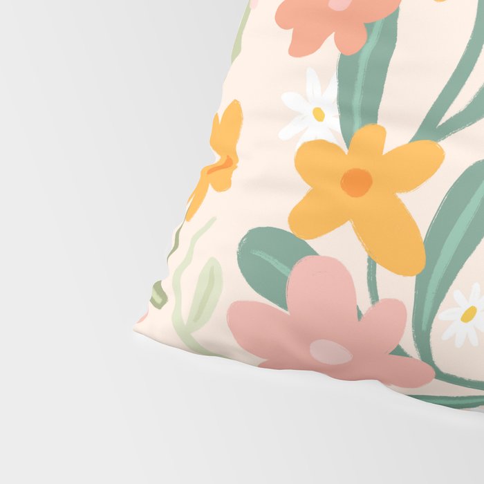Bold Flowers Pillow Sham Gallery Image 4