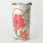 Bold Flowers Travel Mug Gallery Image 2