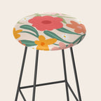 Bold Flowers Stool Gallery Image 2