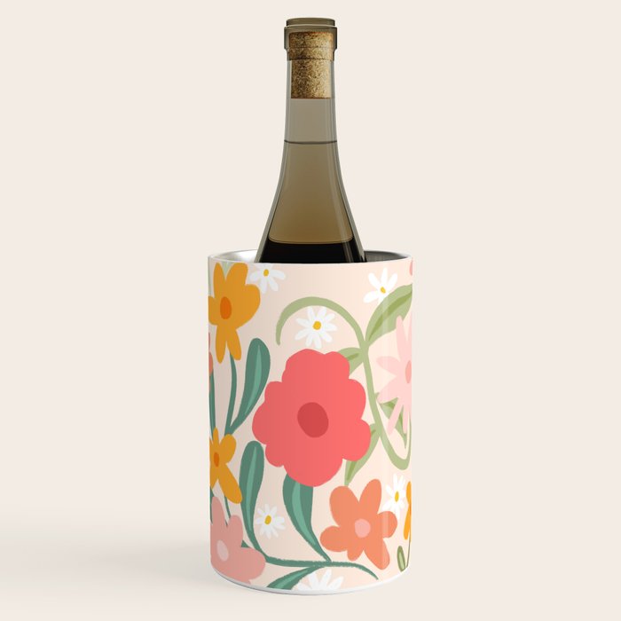 Bold Flowers Wine Chiller Gallery Image 1