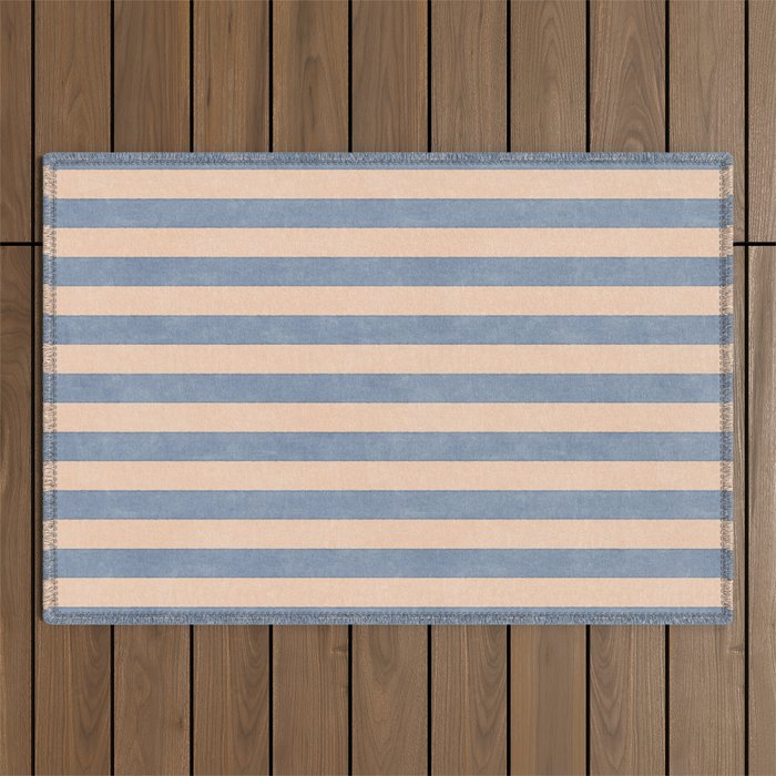 STRIPES 001 I - Stone Outdoor Rug Gallery Image 1