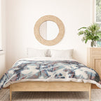 Magic in the Ordinary #12 / Grey & Red Duvet Cover Gallery Image 3