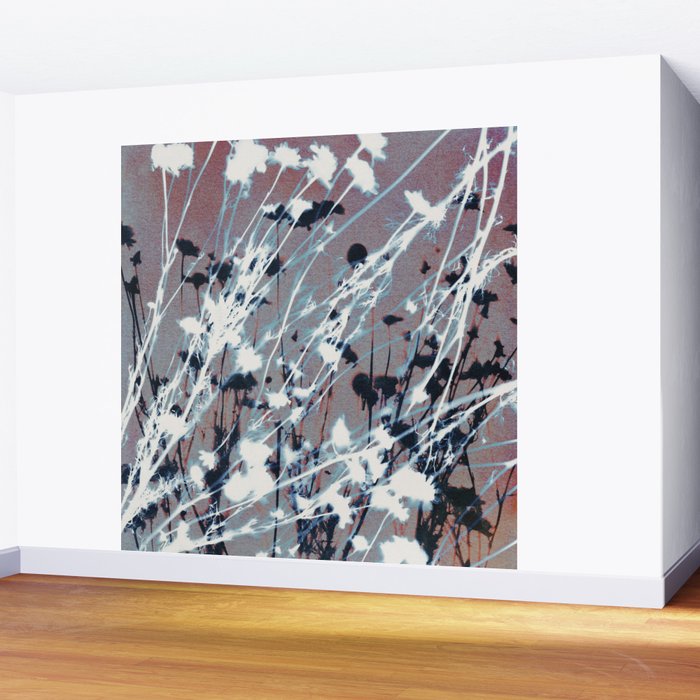Magic in the Ordinary #12 / Grey & Red Wall Mural Gallery Image 2