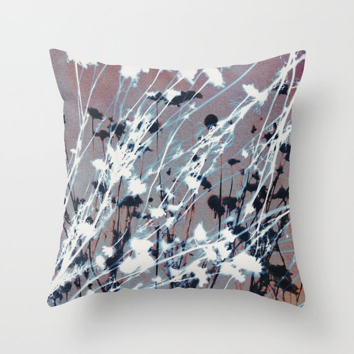 Magic in the Ordinary #12 / Grey & Red Throw Pillow Gallery Image 6