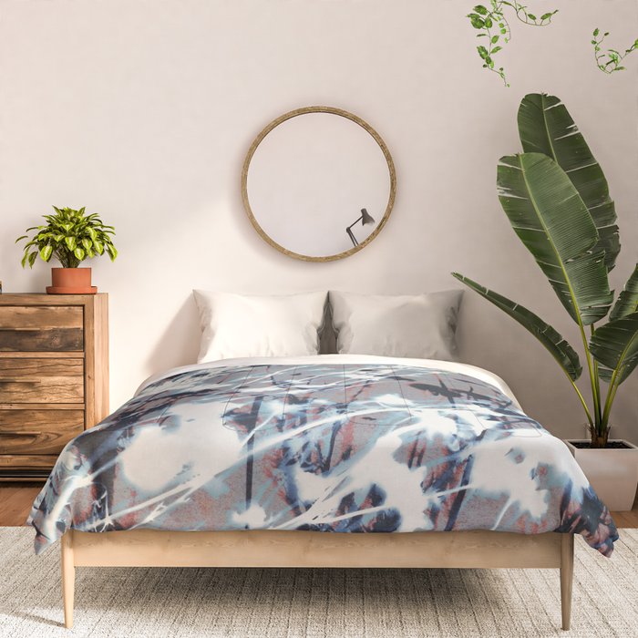 Magic in the Ordinary #12 / Grey & Red Comforter Gallery Image 3