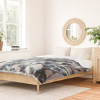 Magic in the Ordinary #12 / Grey & Red Duvet Cover Gallery Image 2