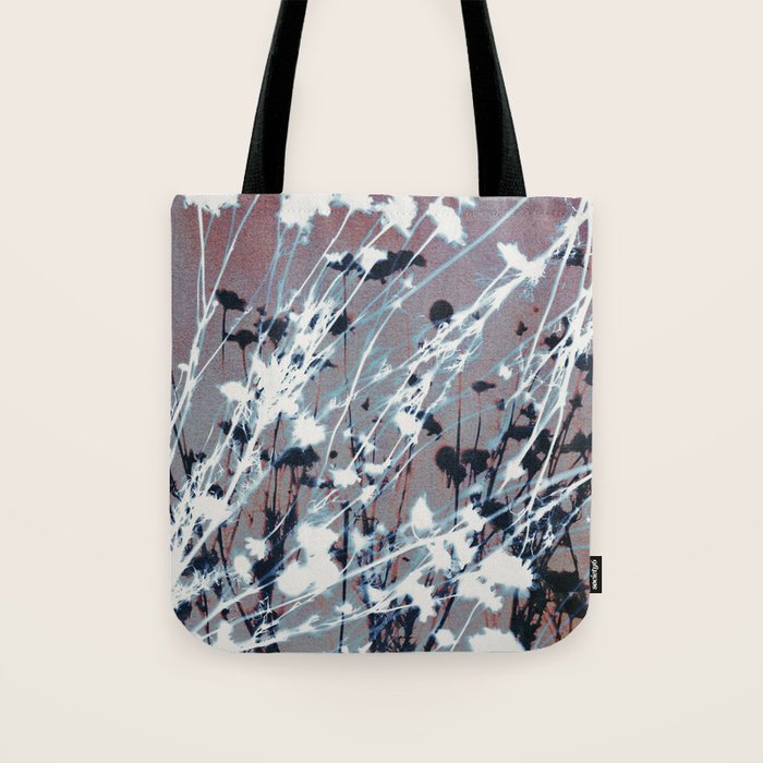 Magic in the Ordinary #12 / Grey & Red Tote Bag Gallery Image 1