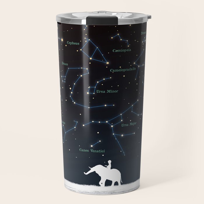 Falling star constellation Travel Mug Gallery Image 1