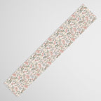 Vintage Bohemian Floral in Pink Table Runner Gallery Image 3