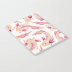 Mexican Axolotls Watercolor Notebook Gallery Image 3