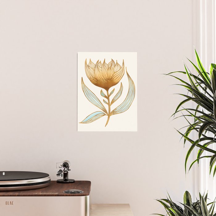 Bohemian Sunflower Poster Gallery Image 2