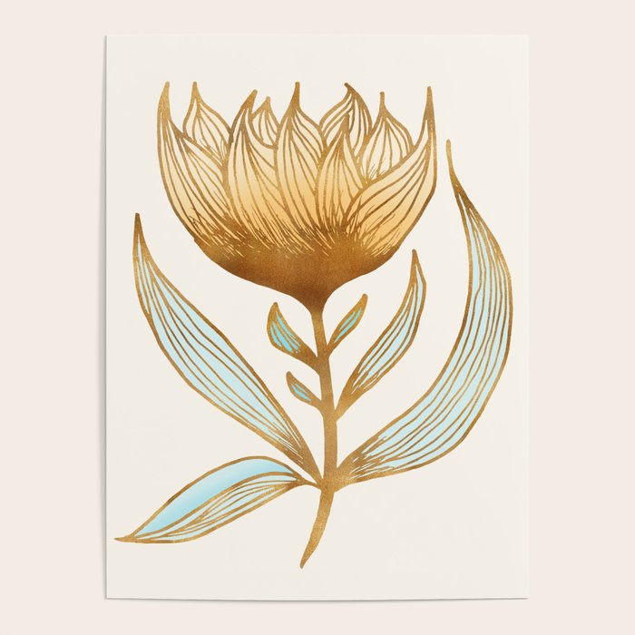 Bohemian Sunflower Poster Gallery Image 4