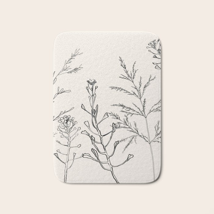 Minimalist Grass 2 Bath Mat Gallery Image 1