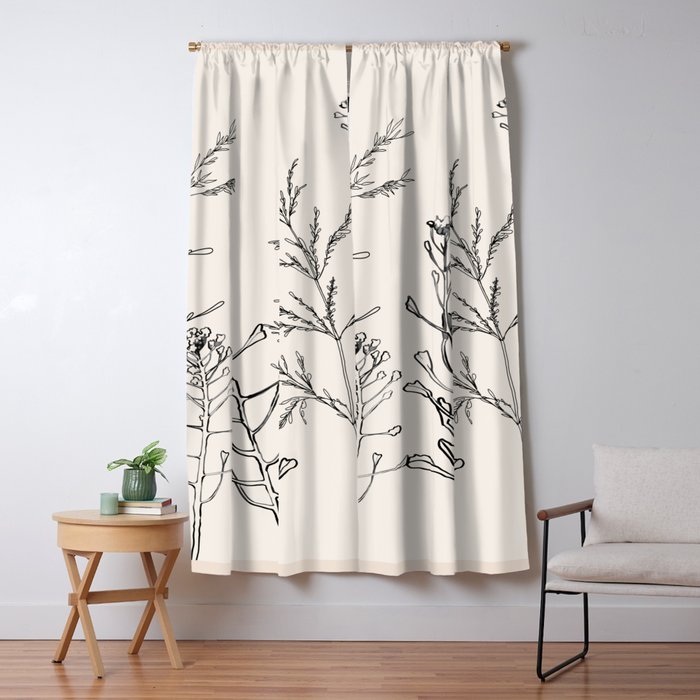 Minimalist Grass 2 Window Curtain Gallery Image 1