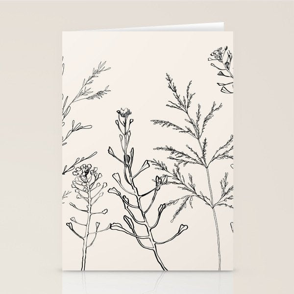 Minimalist Grass 2 Stationery Card Gallery Image 2